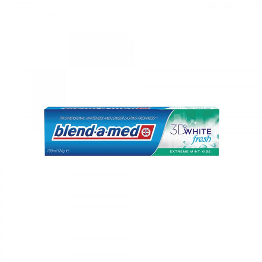 Zahnpasta 3D White Fresh Extreme Mint von Procter & Gamble in 100 ml, weiße Tube mit Minzgeschmack und frischem Design