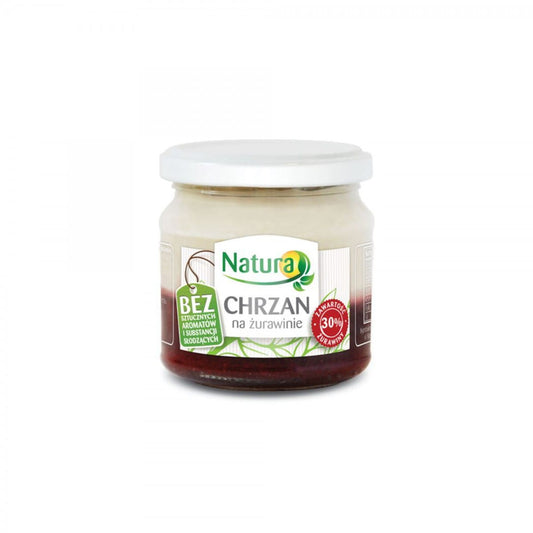 Meerrettich mit Preiselbeeren 190 g - NATURO - Biogo.de