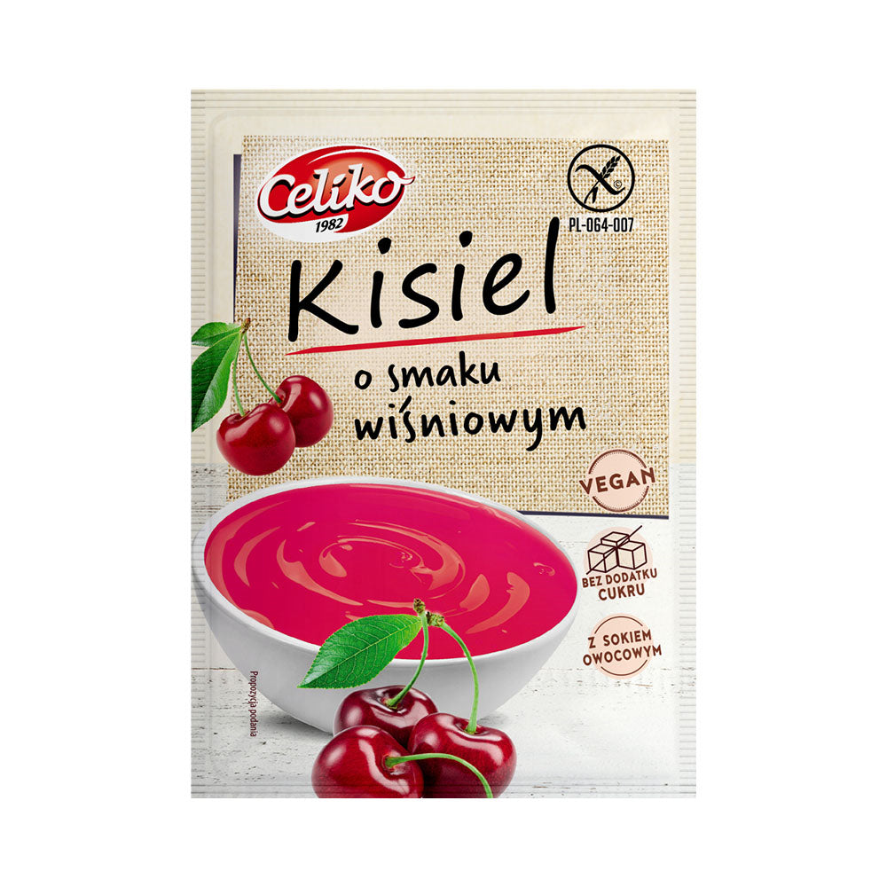 Kissel sabor cereza 40 g - CELIKO