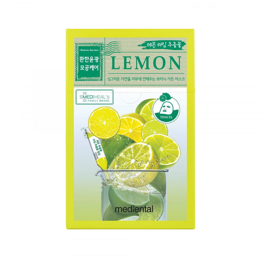 Gesichtsmaske mit aufhellender Limette und Zitrone 23 ml - MEDIHEAL - Biogo.de