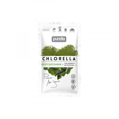 Chlorella Purificante Clorofila + Vitamina A 21g PURELLA FOOD