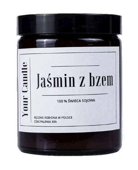 Soja-Jasmin-Kerze mit Flieder 180 ml - IHRE KERZE - Biogo.de