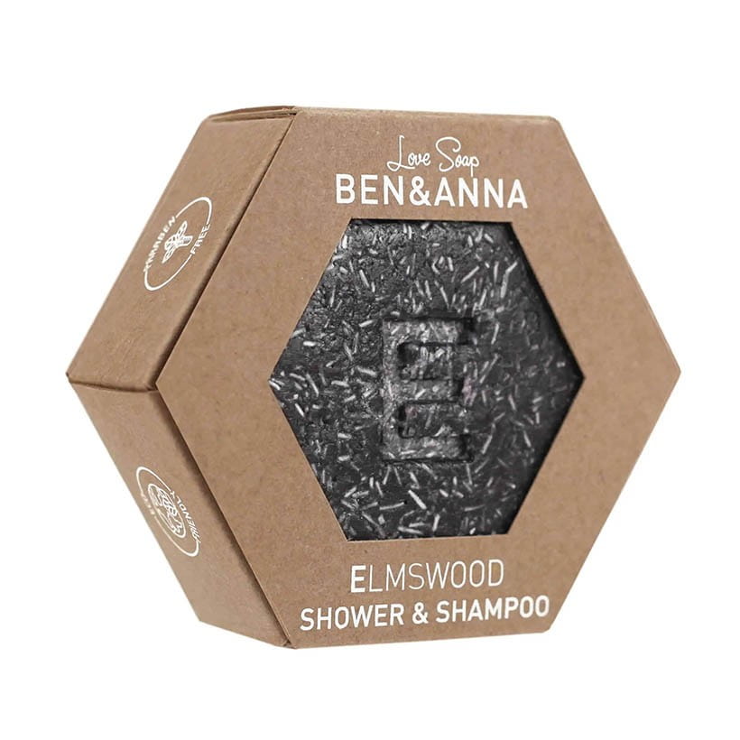 ŠAMPÓN A SPRCHOVÝ GÉL 2v1 ELMSWOOD ECO CUBE 60 g - BEN & ANNA