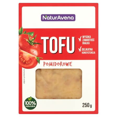 Tofu tomato cubes 250 g - NaturAvena