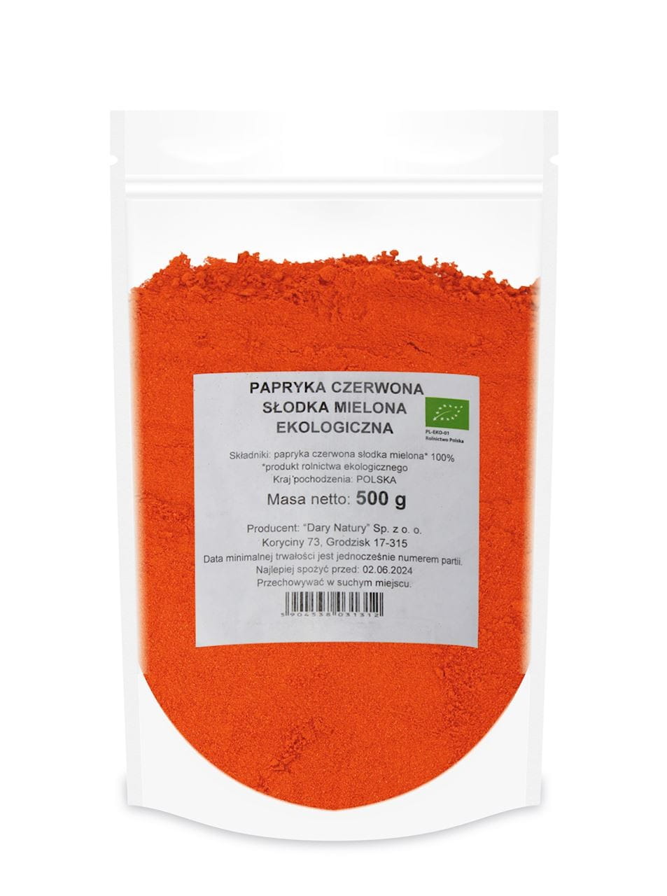 ROTE PAPRIKA, GEMAHLEN BIO 500 g - HORECA (GESCHENKE DER NATUR) - Biogo.de Hlavní obrázek produktu