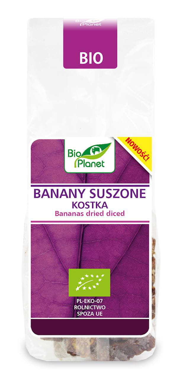 Getrocknete Bananenwürfel BIO 100 g - BIO PLANET