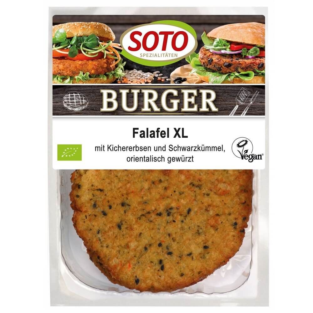 Vegane Falafel-Burger XL BIO 220 g SOTO