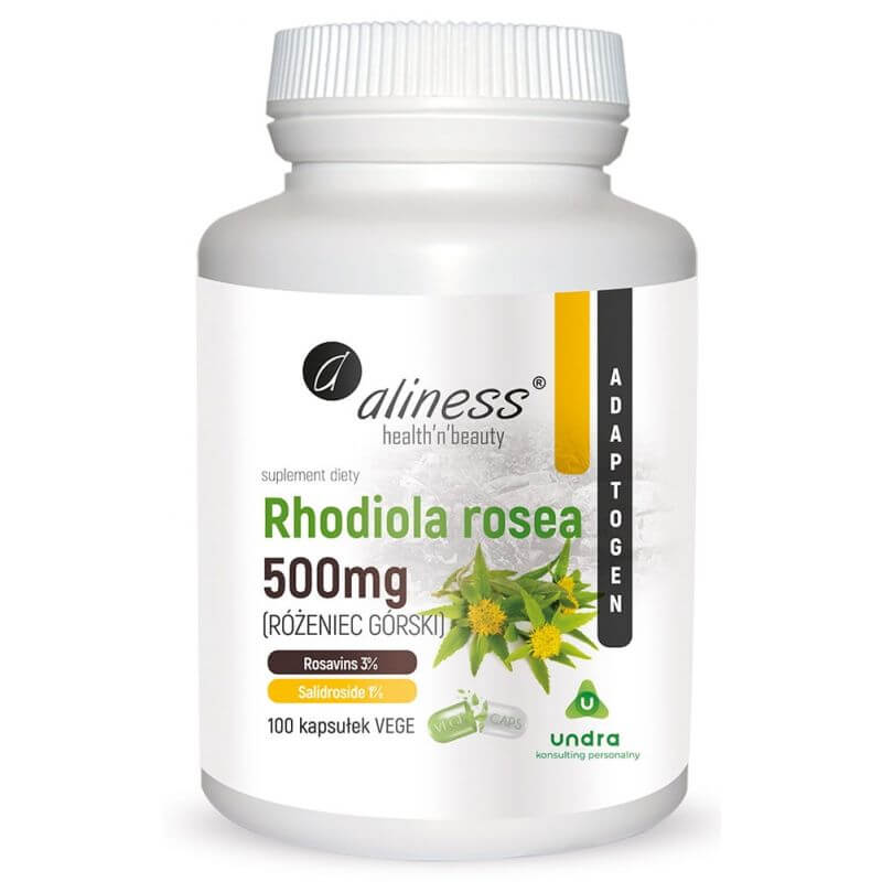 Rhodiola rosea-Extrakt 500 MG 100 Kapseln ALINESS