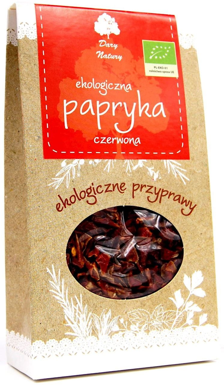 Süße getrocknete rote Paprika BIO 50 g - GESCHENKE DER NATUR