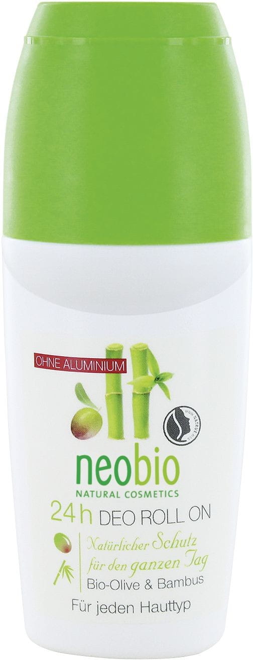 BAMBOO Oliven-Bambus Deodorant von NEOBIO, 50 ml Flasche, natürliche Inhaltsstoffe, Bambus- und Olivenextrakte, umweltfreundlich