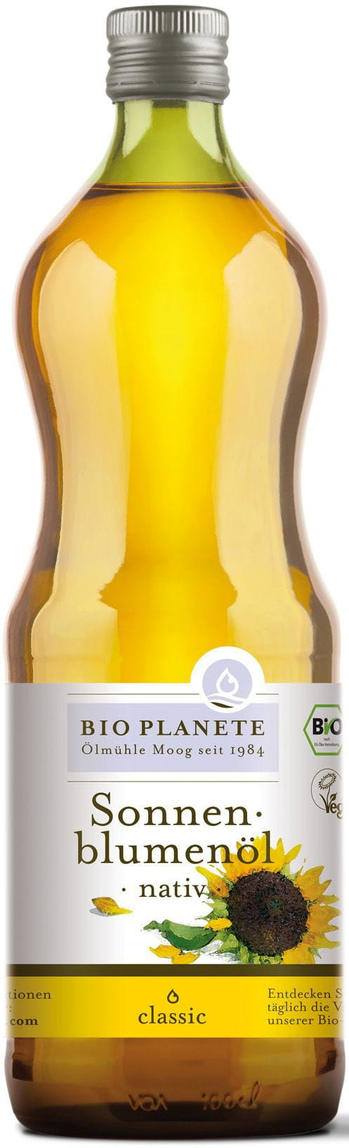 Unraffiniertes Sonnenblumenöl nativ BIO 1000 ml - BIO PLANETE Hover Image