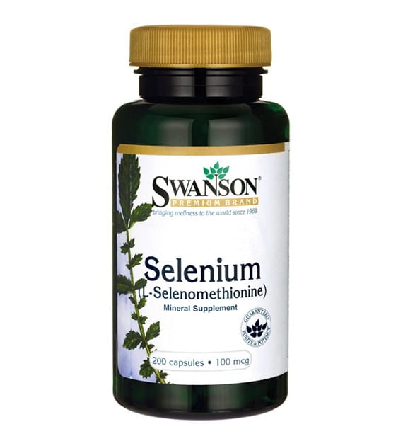 Selen Select Selenomethionine 100mcg Selen 200 SWANSON Kapseln Hover Image
