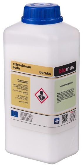 Natriumtetraborat Decahydrat Borax Borax 1kg BIOMUS Hover Image