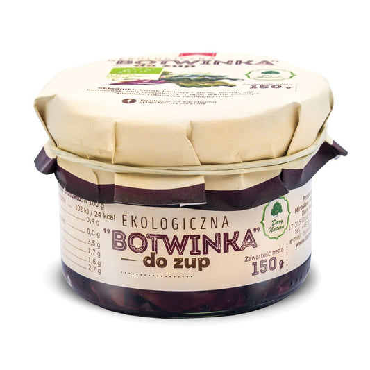 Bio Rote Bete Suppe von DARY NATURY, 150 g, cremige rote Bete Suppe in biologischer Qualität, naturbelassenes Produkt