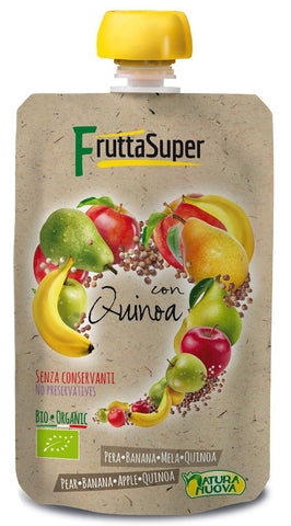 Fruchtpüree Birne - Banane - Apfel - Quinoa BIO 120 g - NATURA NUOVA