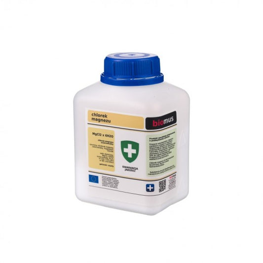 Reines Magnesiumchlorid in 1kg Packung, von BIOMUS, kristalline Form, ideal für Bäder und Anwendungen