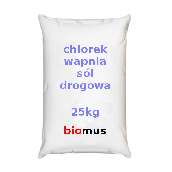 Wasserfreies Calciumchlorid. Reines 25 kg Streusalz BIOMUS