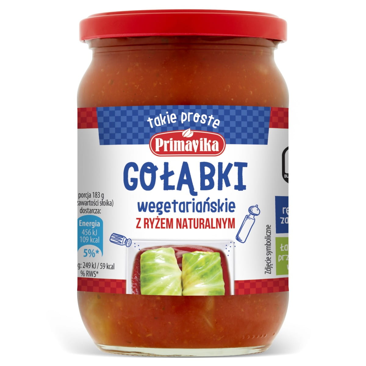 Vegetarische Kohlrouladen mit Naturreis, glutenfrei 690 g - PRIMAVIKA