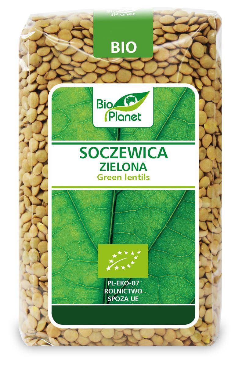 Grüne Linsen BIO 500 g - BIO PLANET Image principale du produit