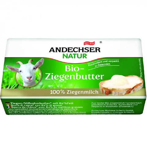 Ziegenbutter 82% BIO 125 g ANDECHSER NATUR