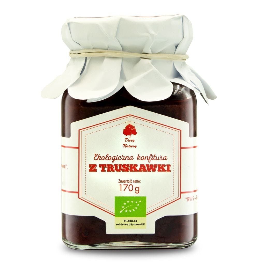 Erdbeermarmelade BIO 170 g - GESCHENKE DER NATUR