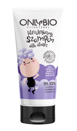 Hypoallergenes Shampoo für Kinderhaar, allergische Haut Tube 200 ml - NUR BIO