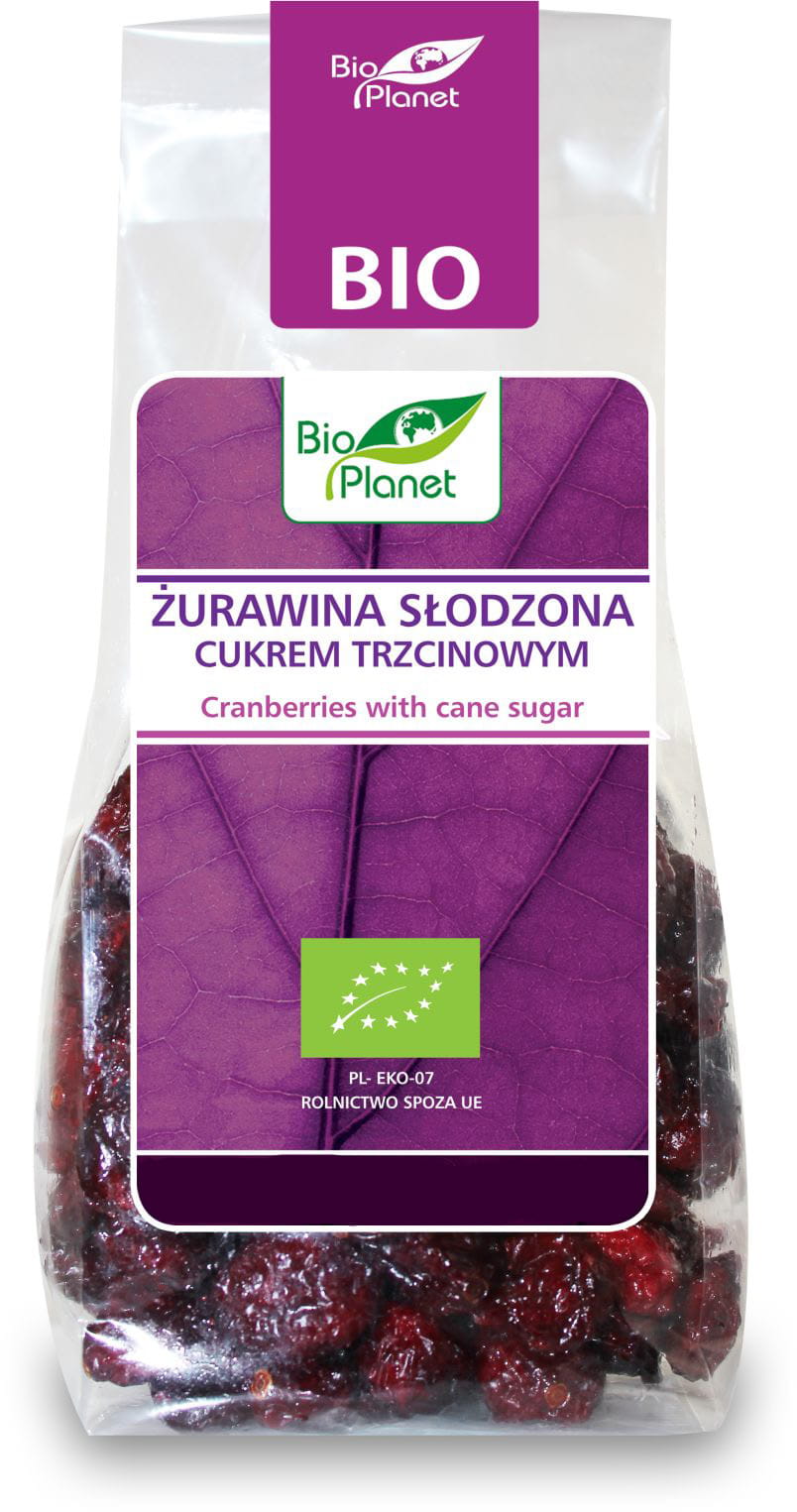 Cranberry gesüßt mit Rohrzucker BIO 100 g - BIO PLANET