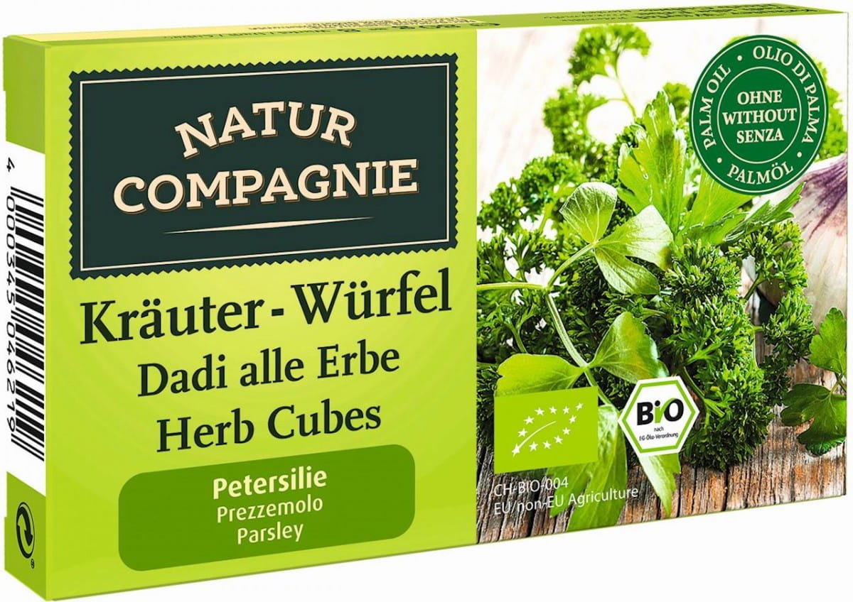 Brühe - Kräuterwürfel mit Petersilie BIO 80 g - NATUR COMPAGNIE